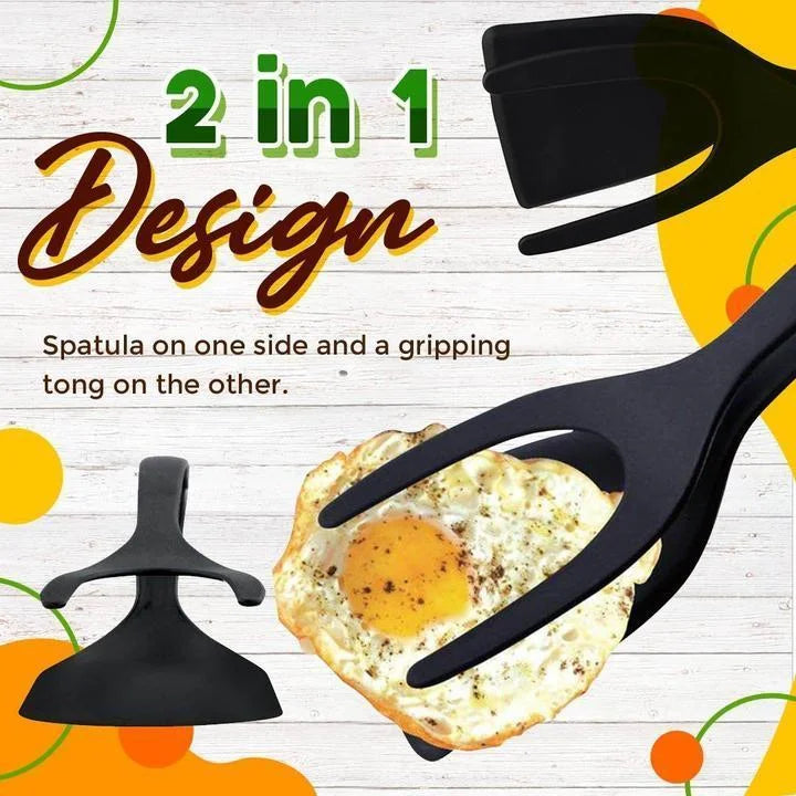 Dual Spatula Tongs