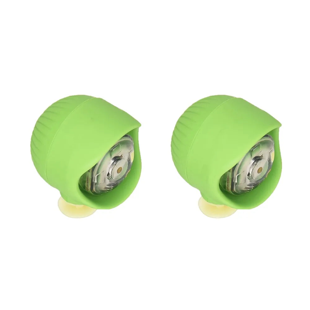 2pcs PVC LED Crocs Shoes Charms Lights
