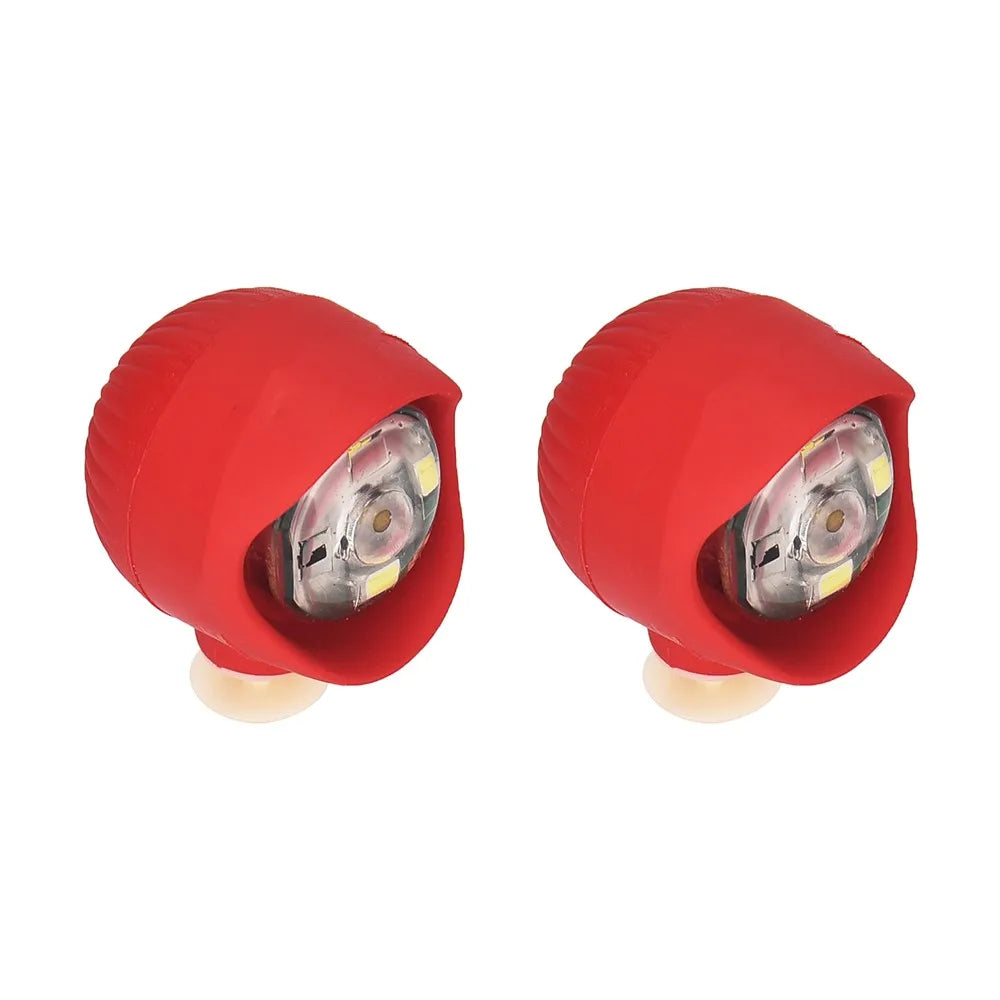 2pcs PVC LED Crocs Shoes Charms Lights
