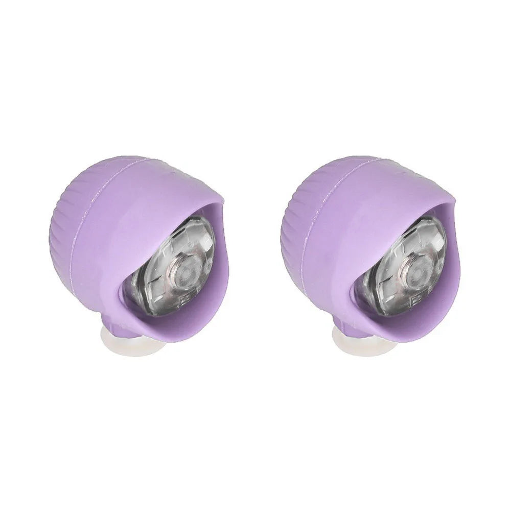2pcs PVC LED Crocs Shoes Charms Lights
