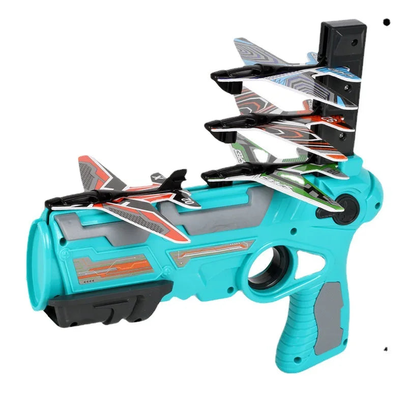Triple Shot Foam AIrplane Launcher Catapult
