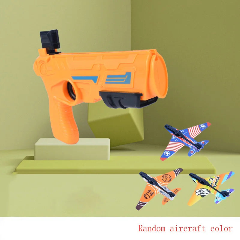 Triple Shot Foam AIrplane Launcher Catapult