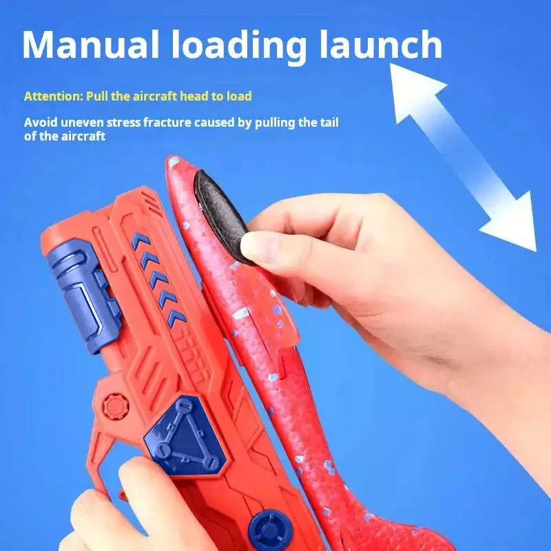 Foam Airplane Catapult Launcher