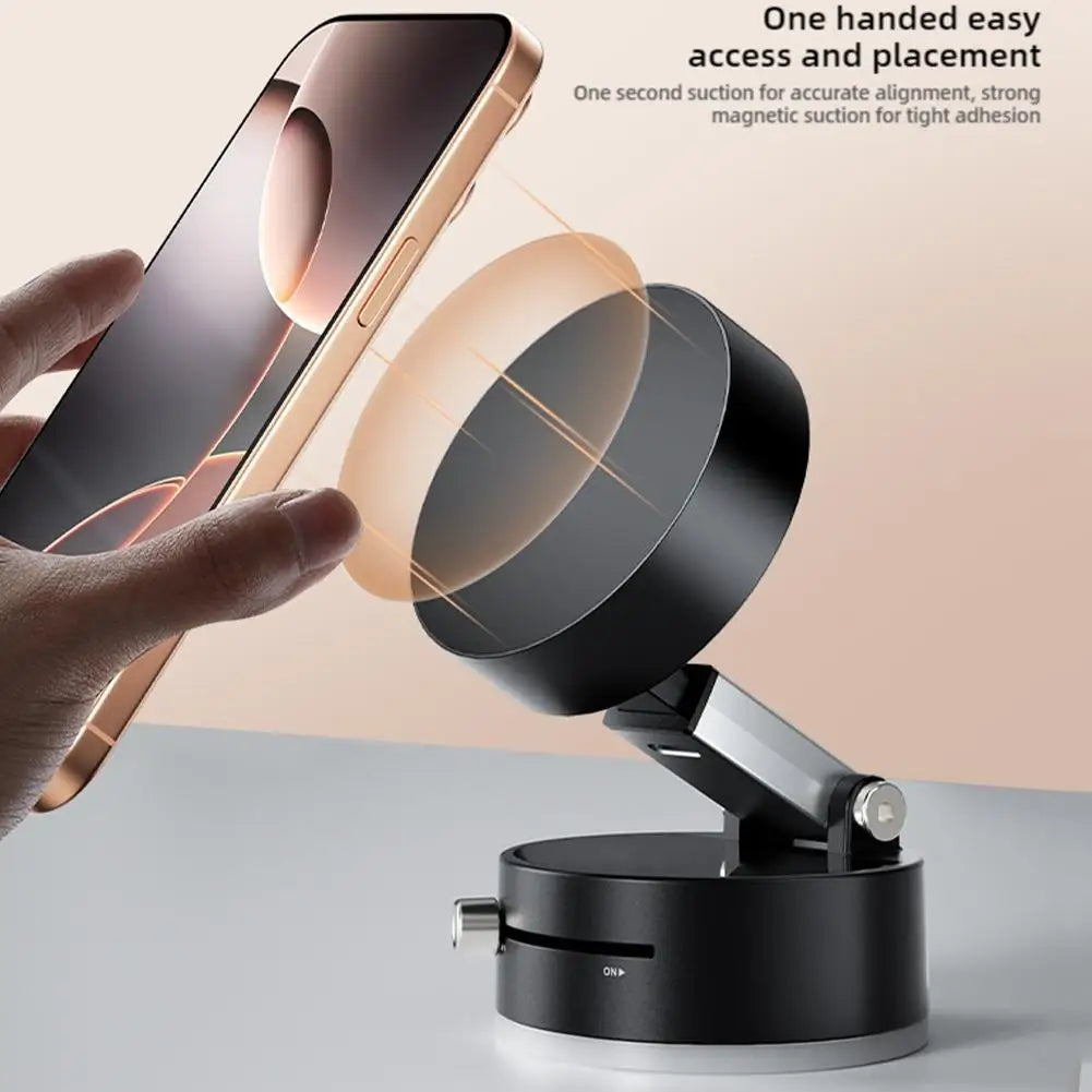 Vacuum Magnetic Hands Free Phone Holder