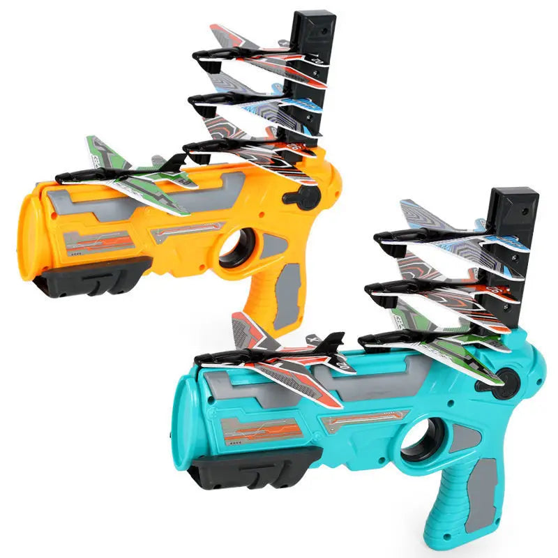 Triple Shot Foam AIrplane Launcher Catapult