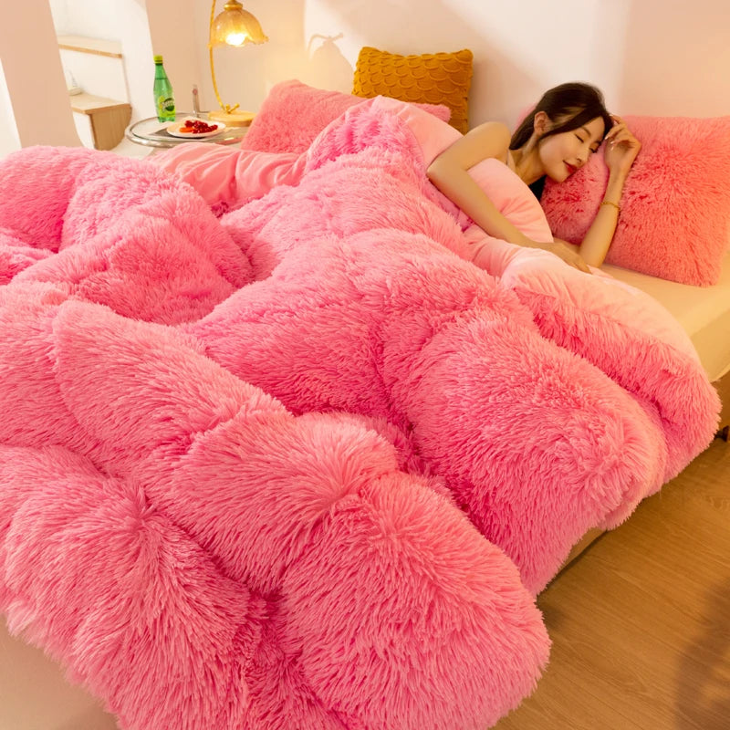 Extra Comfy weighted fleece blanket super warm comforter