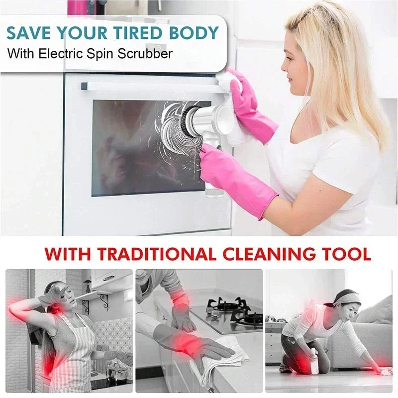 Handheld Electric Dish Scrubber