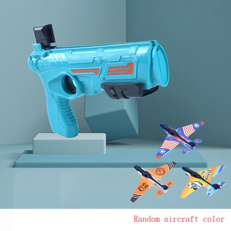 Triple Shot Foam AIrplane Launcher Catapult