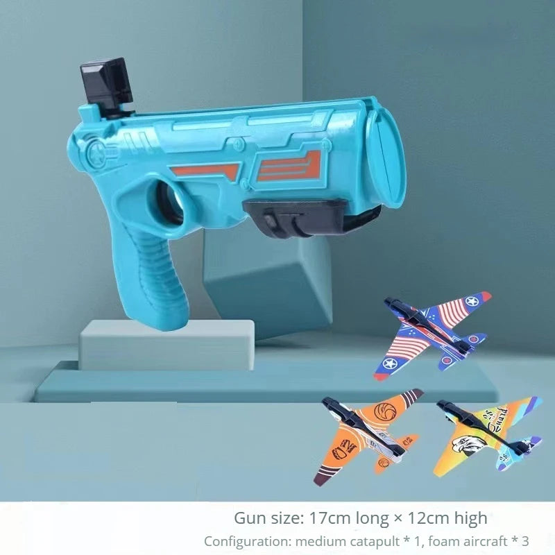 Triple Shot Foam AIrplane Launcher Catapult