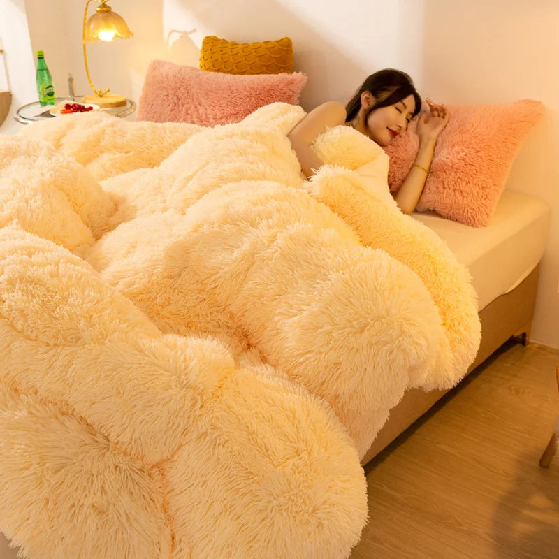 Extra Comfy weighted fleece blanket super warm comforter