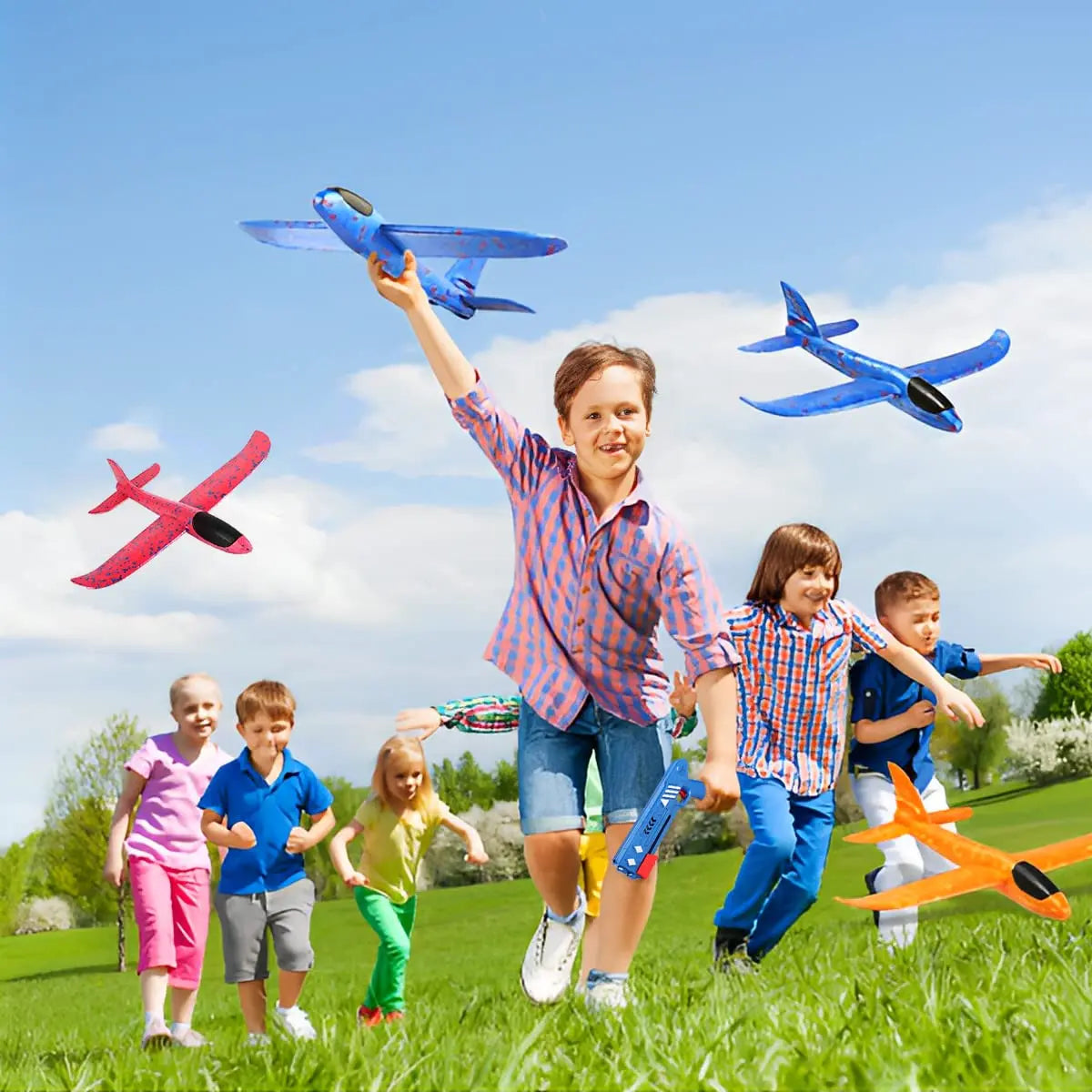 Foam Airplane Catapult Launcher