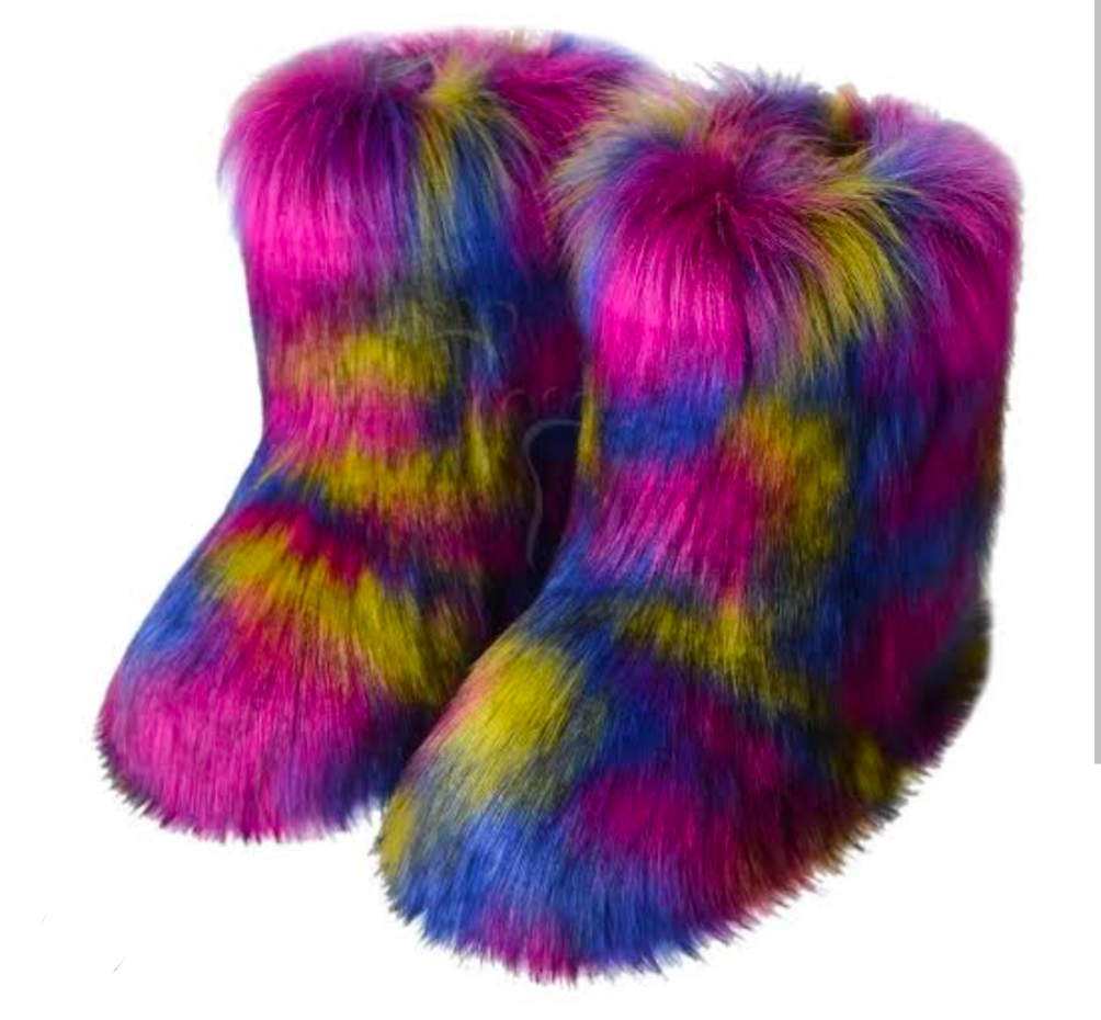 Comfy Fluffy Faux Fur Snow Boots
