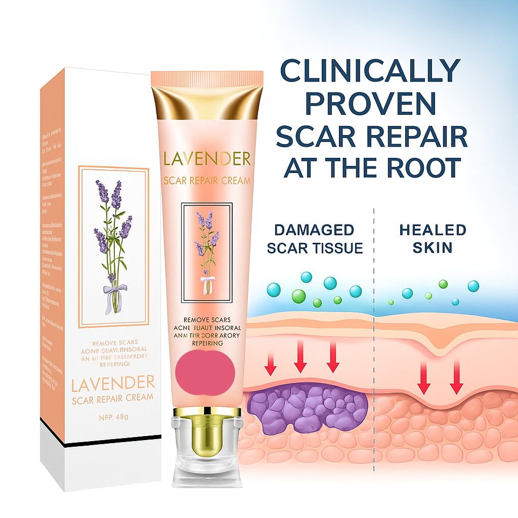 Lavender Scar Repair Cream - Clinically Proven Formula