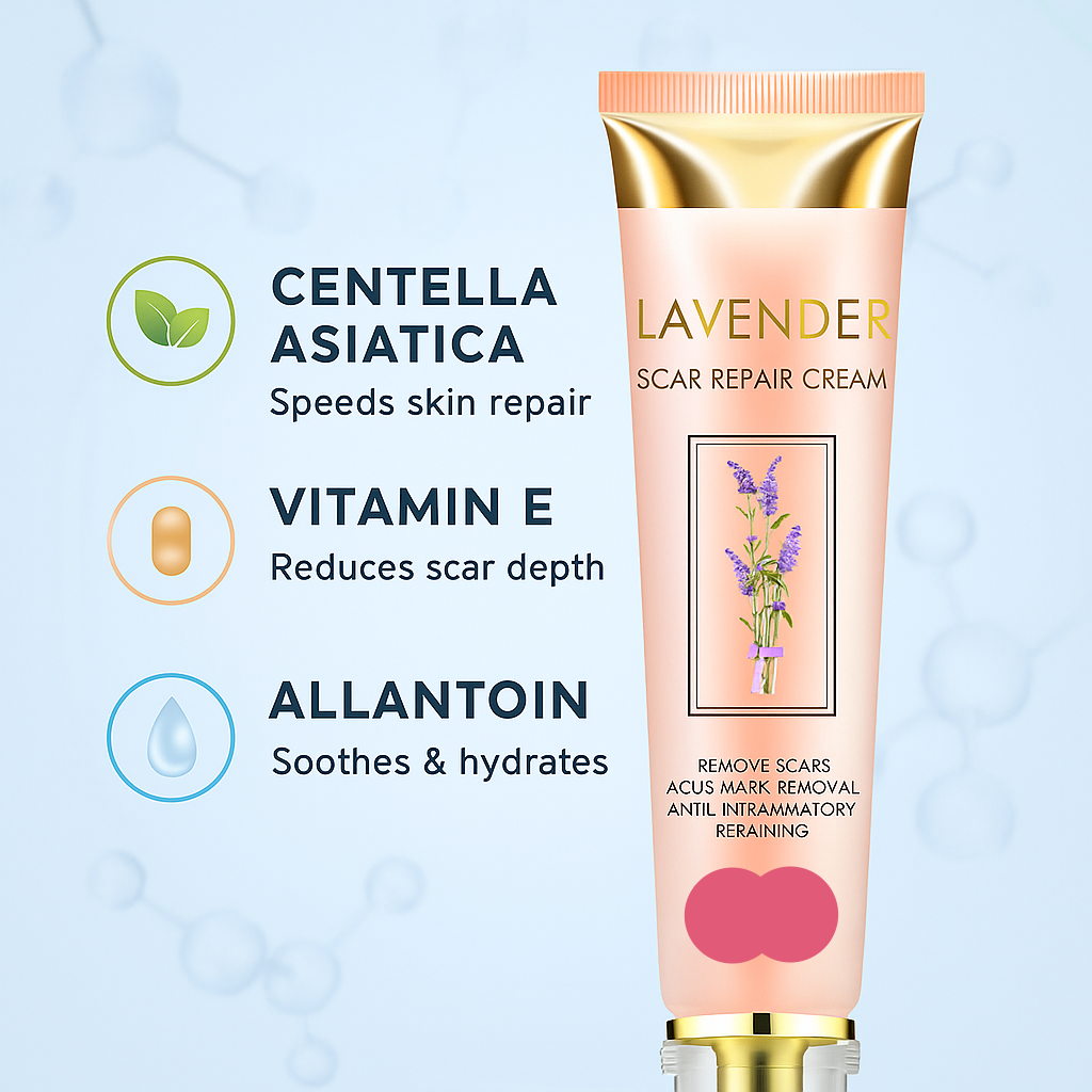Lavender Scar Repair Cream - Clinically Proven Formula