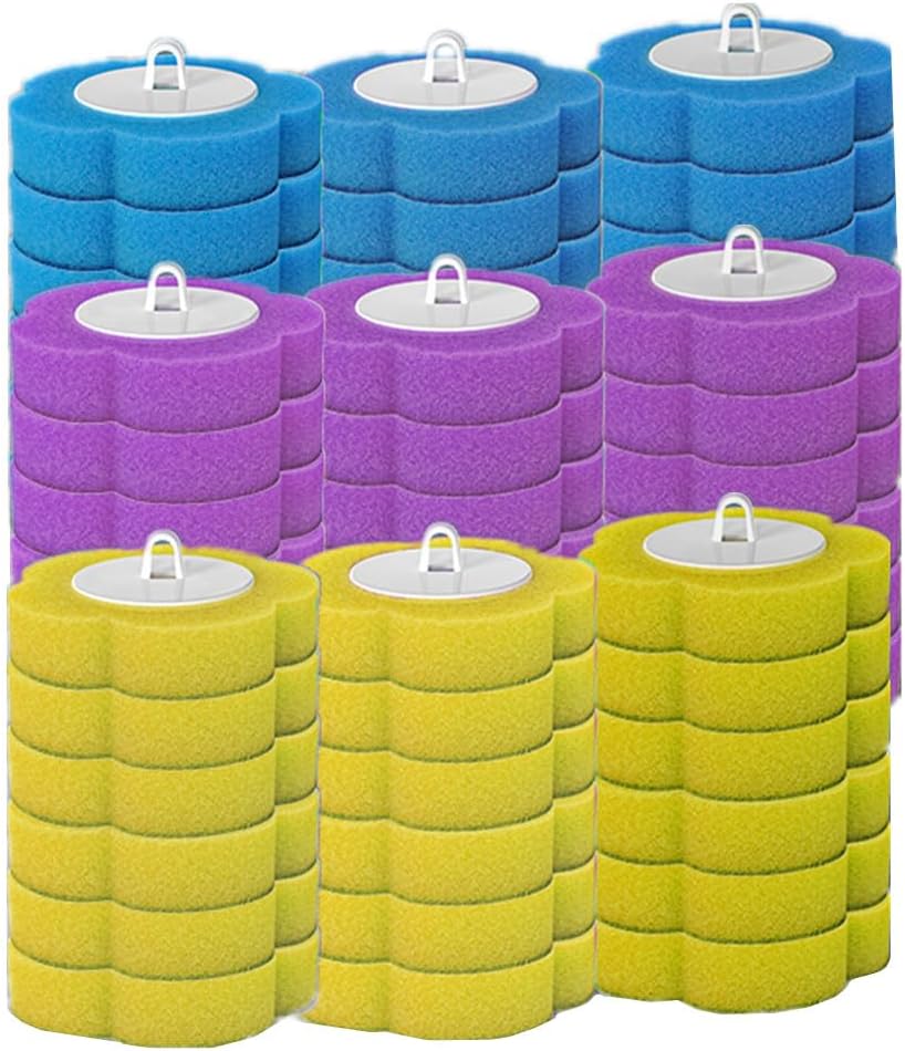 Disposable Toilet Brush Set – with Built-In Cleaner & Refills