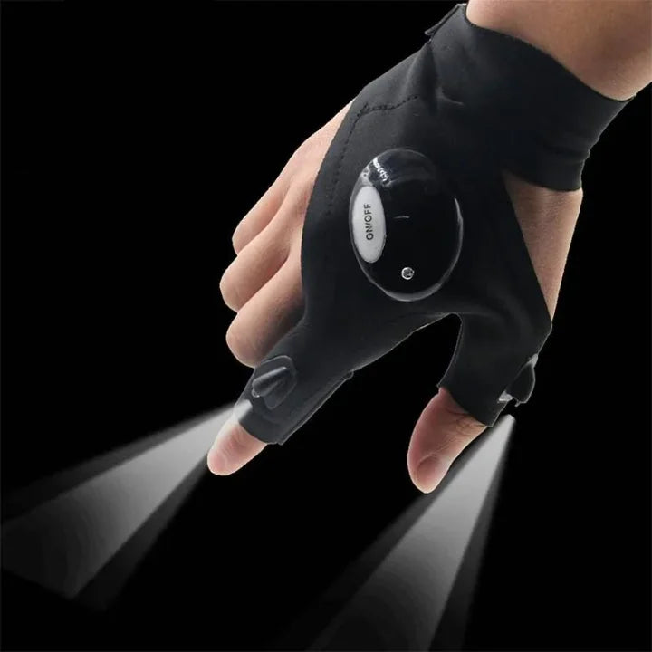 LED Comfy Gloves With Waterproof Lights