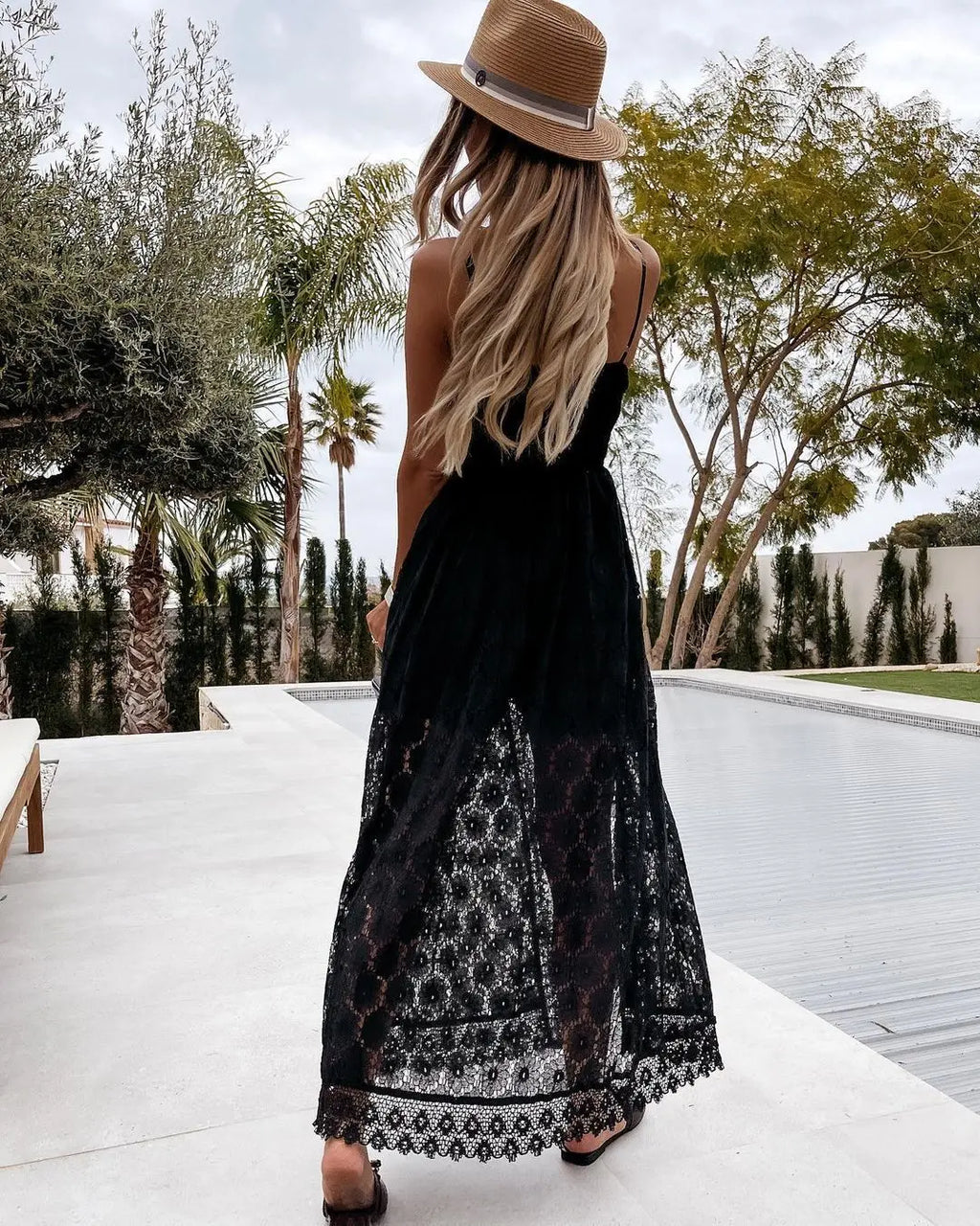 Summer High Waist Crochet Jumpsuit