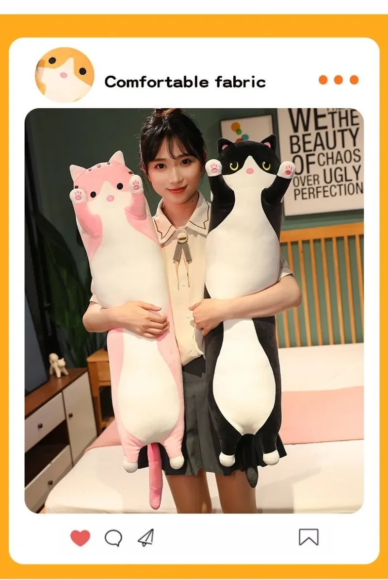 Comfy Plush Cat Bodypillow