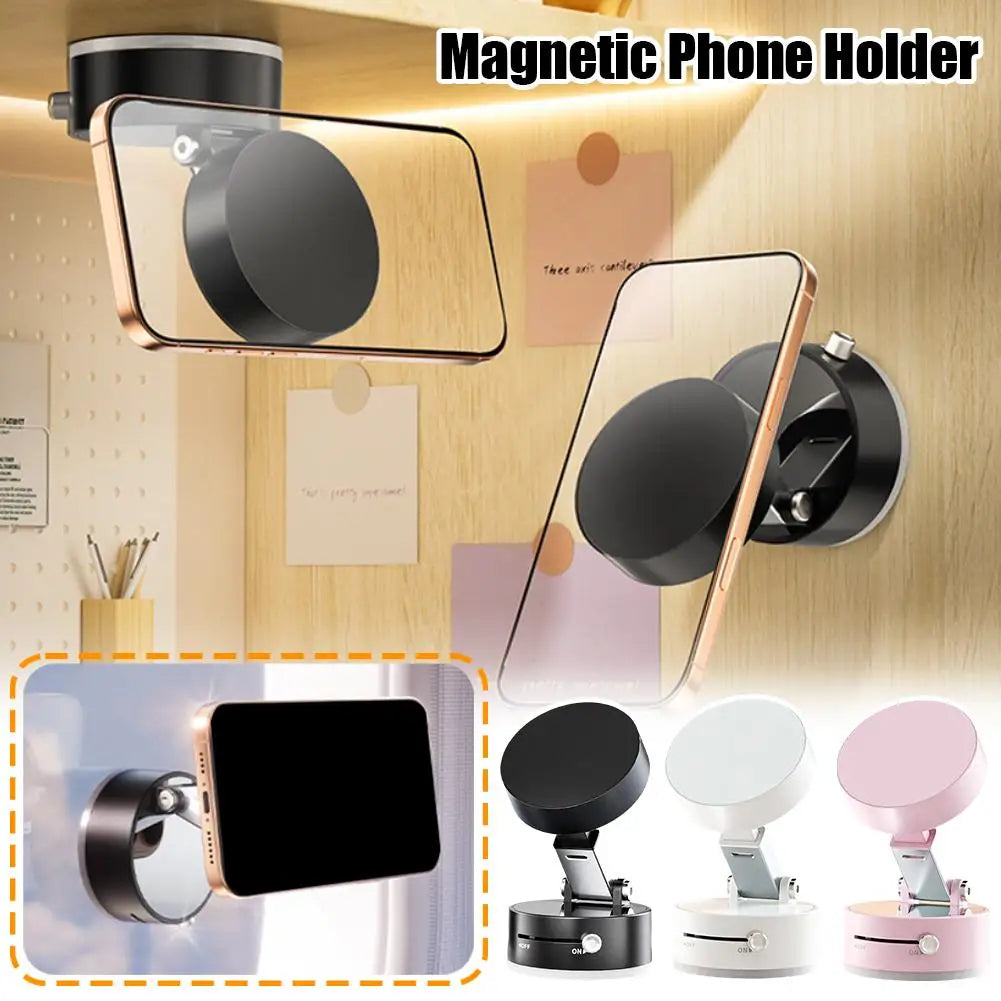 Vacuum Magnetic Hands Free Phone Holder