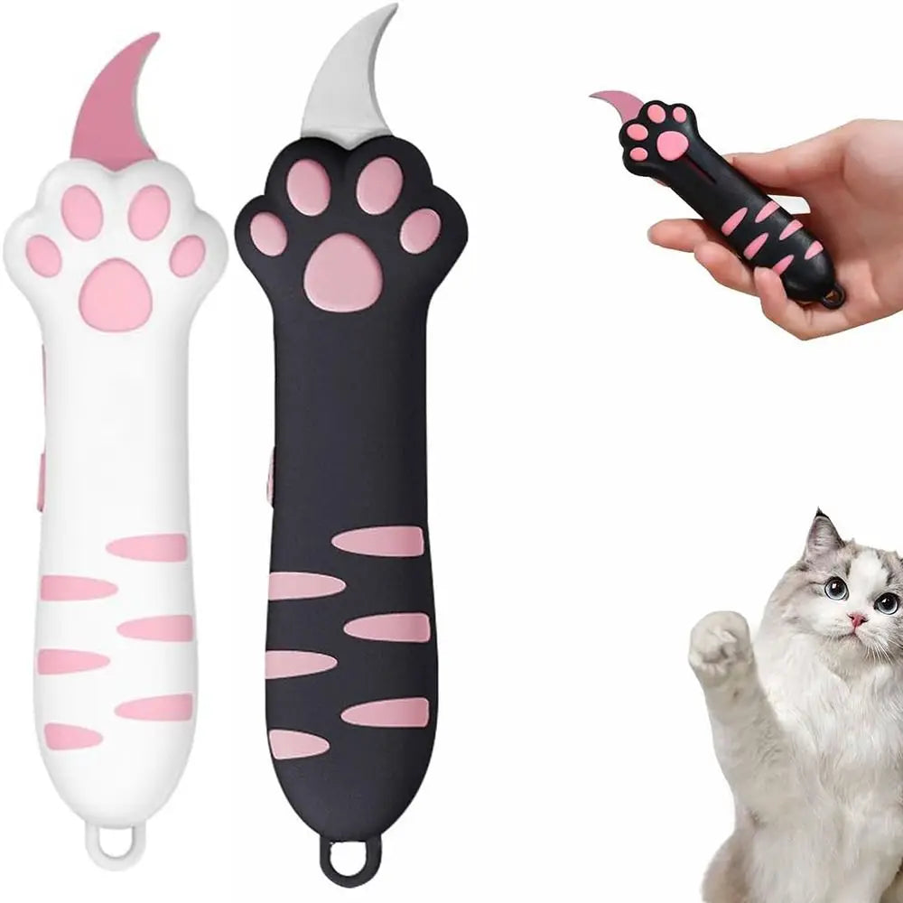 Cute Cat Paw Sharp Box Cutters Mini Portable Cat Claw Utility Knife