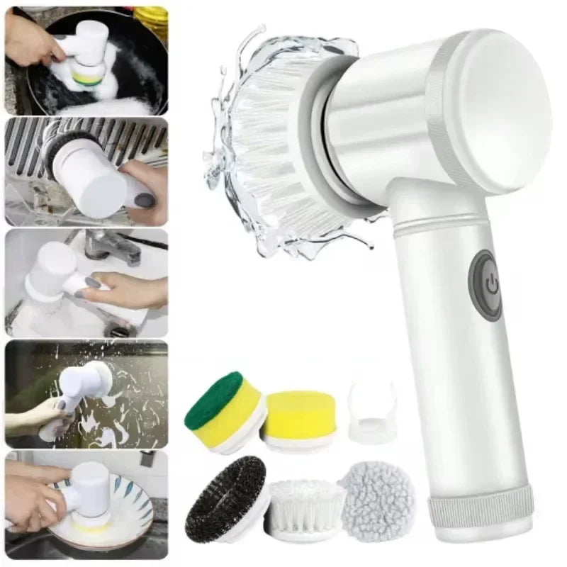Handheld Electric Dish Scrubber