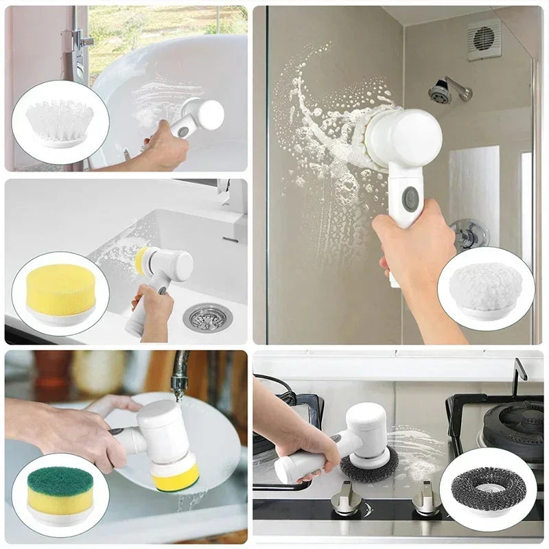 Handheld Electric Dish Scrubber