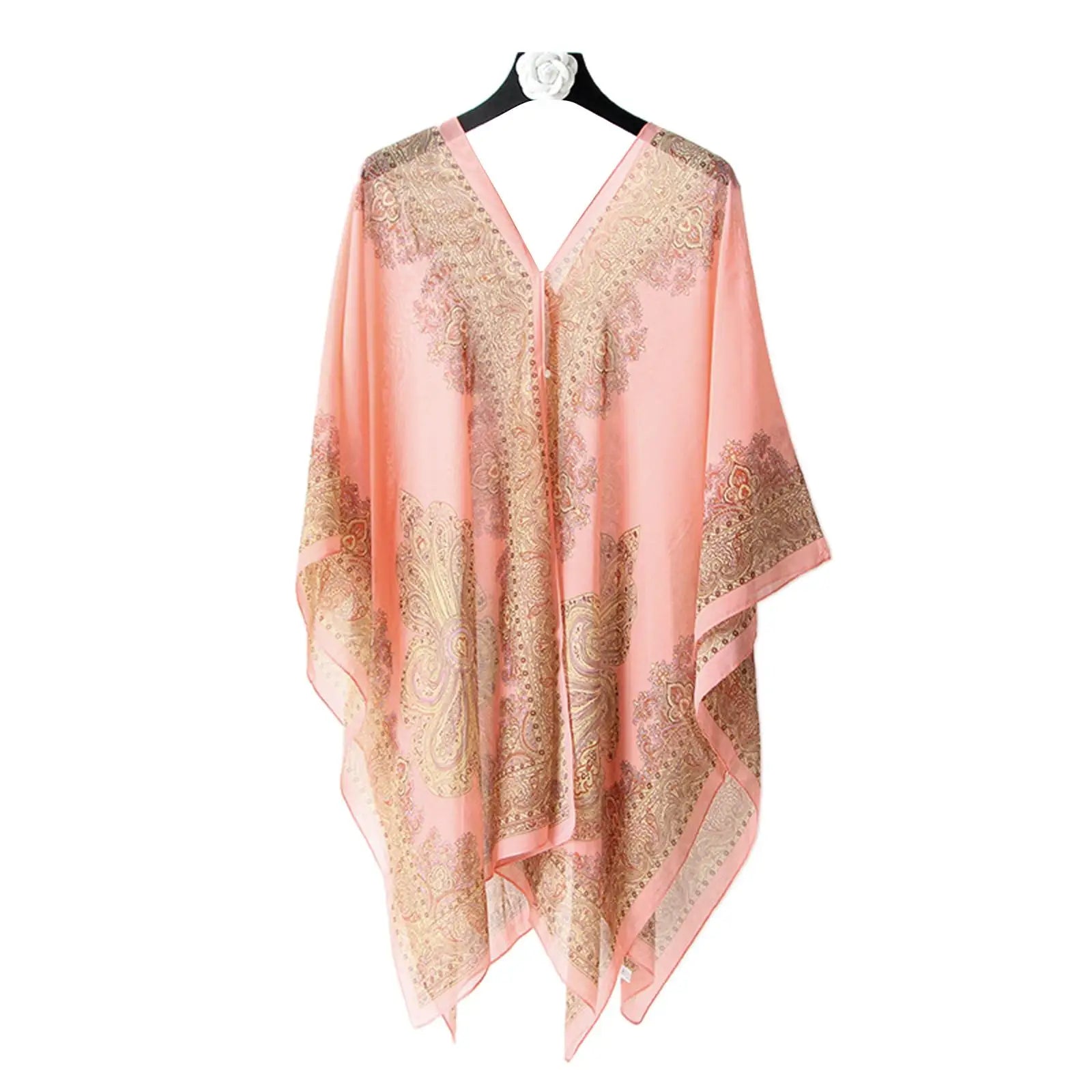 Chiffon Beach Cover Up Kaftan