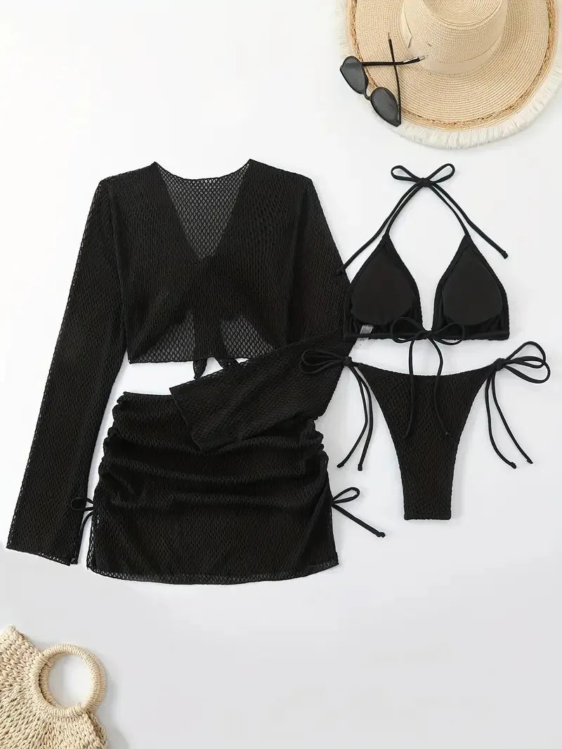 Sexy Swimsuits Women's Four-Piece Set
