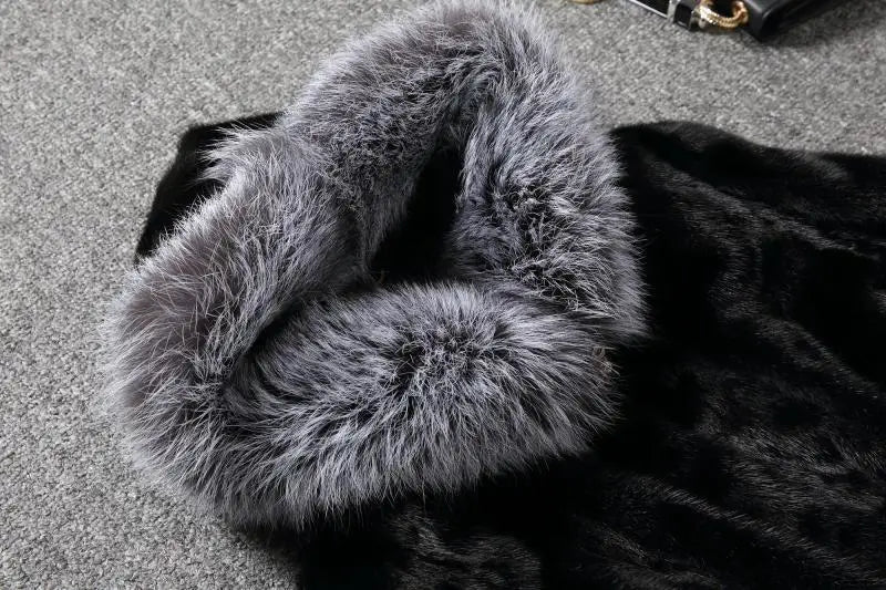 Comfy faux fur winter coat