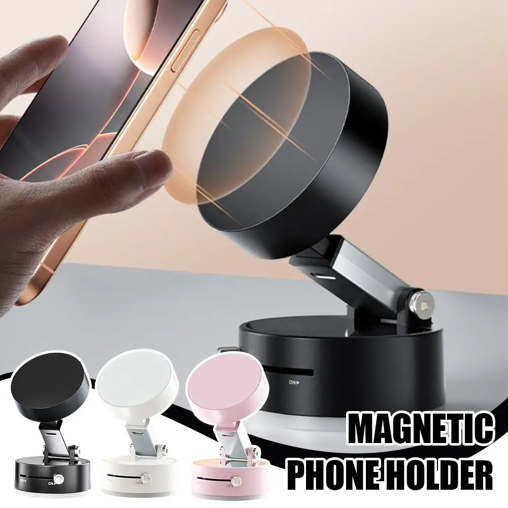 Vacuum Magnetic Hands Free Phone Holder