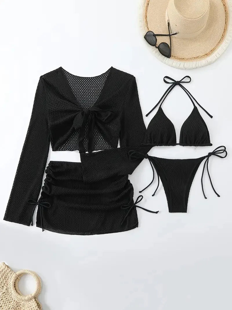Sexy Swimsuits Women's Four-Piece Set