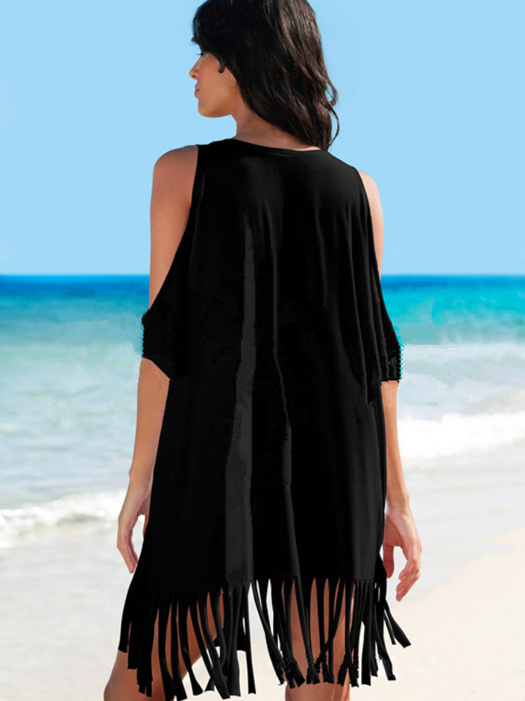 Beach Bikini Cover Up Off Shoulder Kafan