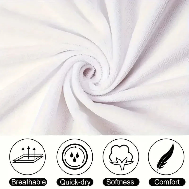 Blue and White Wave Beach Towel for yoga, travel, swimming, fitness and camping