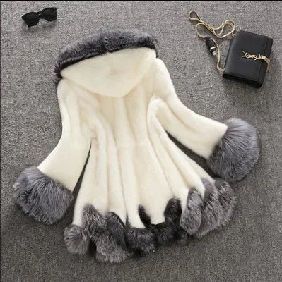 Comfy faux fur winter coat