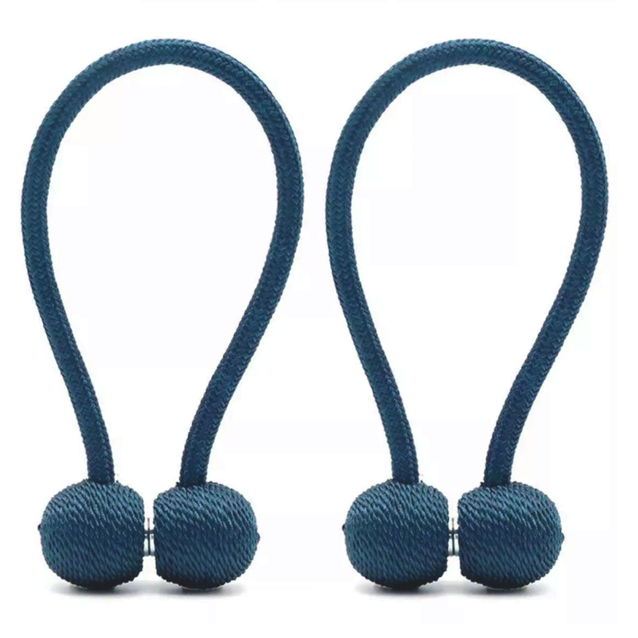 1 Pair Magnetic Curtain Tiebacks, Holders- No Tools Required