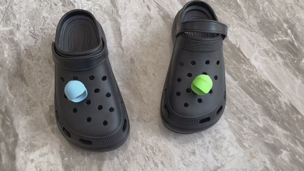 2pcs PVC LED Crocs Shoes Charms Lights