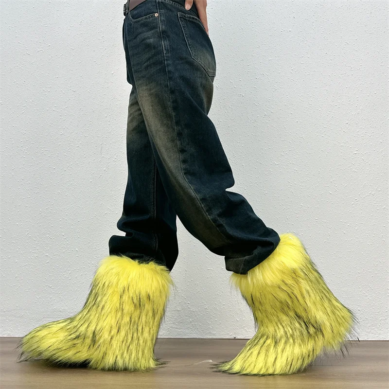 Comfy Fluffy Faux Fur Snow Boots